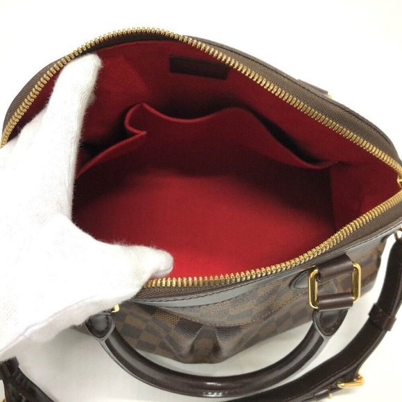 Auth LOUIS VUITTON N51998 Damier TreviGM 2WAY bag Hand Bag Damier Canvas Brown - Picture 7 of 16